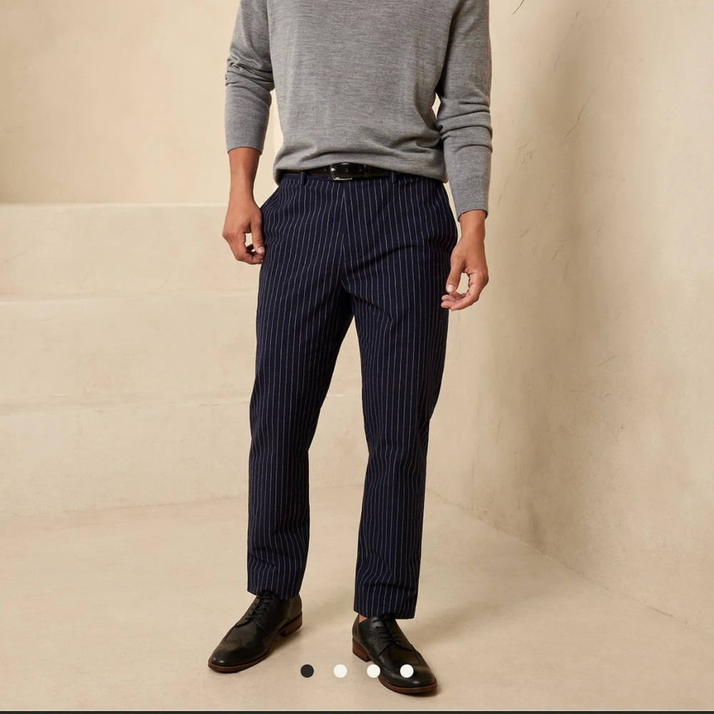 Banana Republic slim tapered fit striped pants! Brand new with tags!